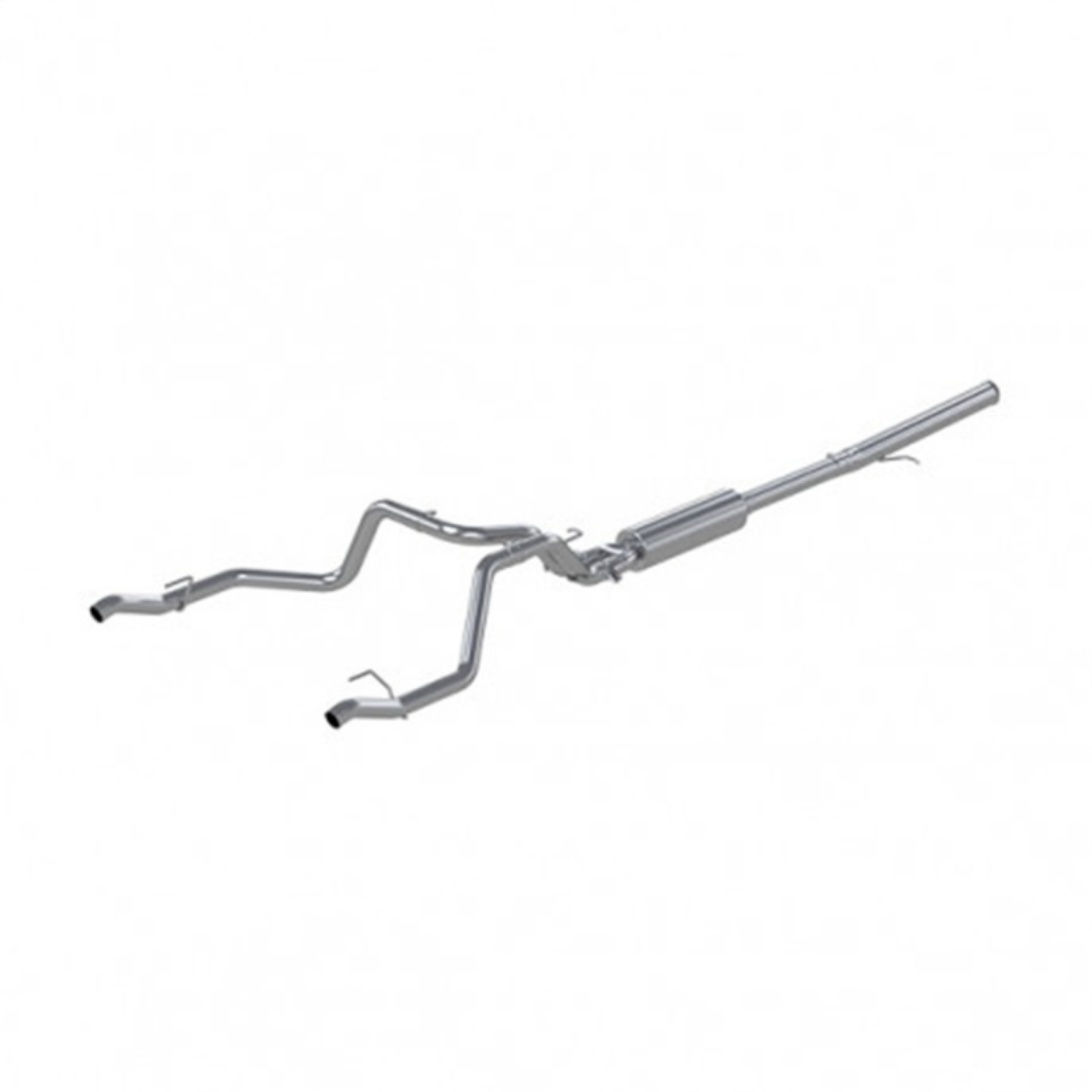 Picture of MBRP 19-Up Chevy Silverado 1500 6-2L 2-5in Catback Dual Rear Exit Aluminized