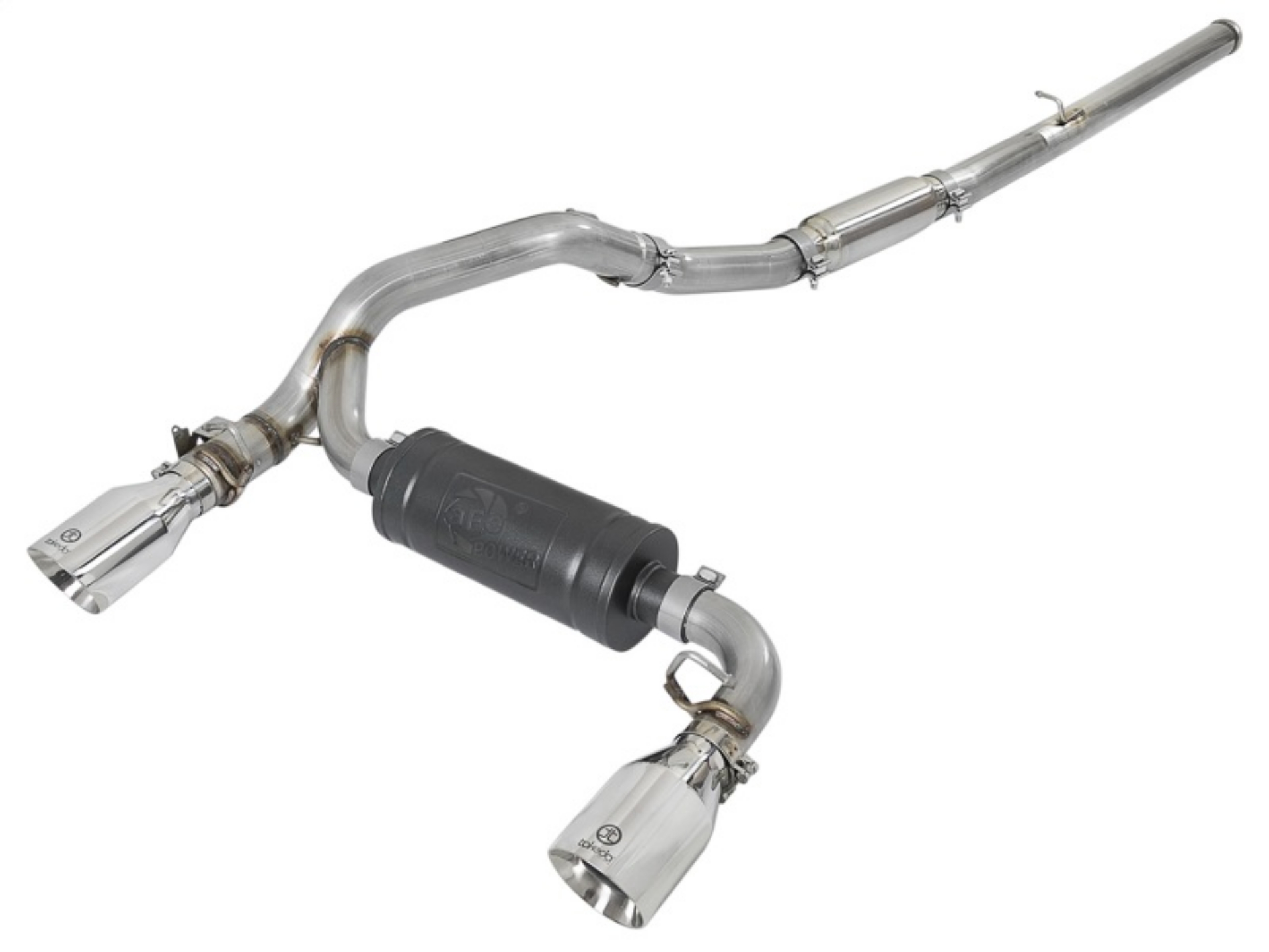 Picture of aFe Takeda 3in 304 SS Cat-Back Exhaust w- Polished Tip 16-18 Ford Focus RS 2-3L t