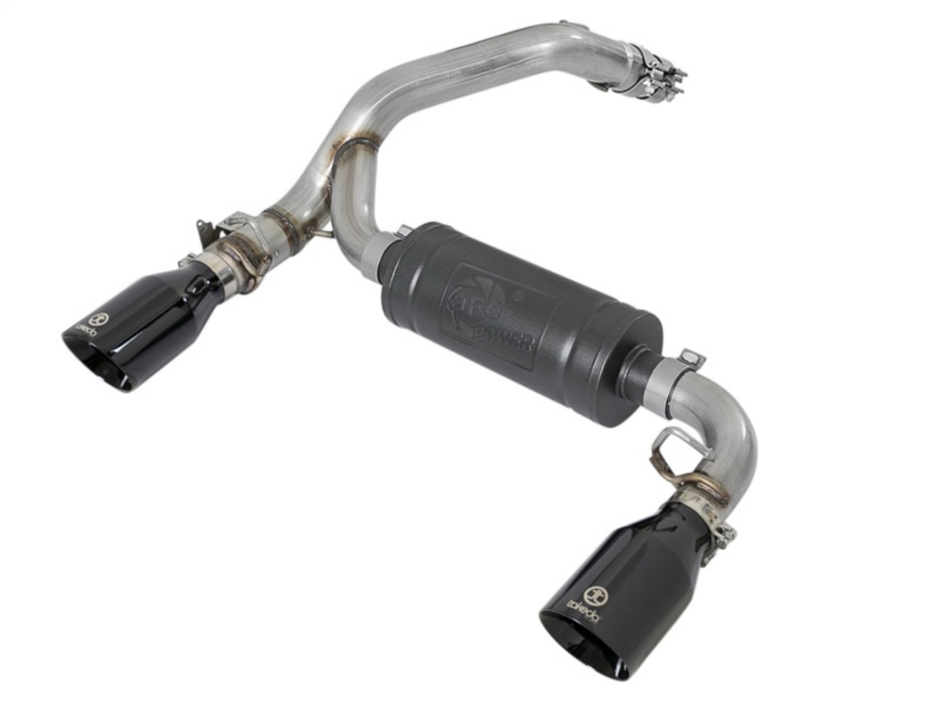 Picture of aFe Takeda 3in 304 SS Axle-Back Exhaust System w- Black Tip 16-18 Ford Focus RS 2-3L t