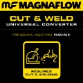 Picture of Magnaflow Premium High Flow Metallic Converter 5in OD - 3-5in In - 3-5in Out