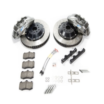 Picture of Alcon 2009+ Nissan GT-R R35 380x33mm Rotor Sky Blue 4 Piston Caliper RC4 Rear Axle Kit