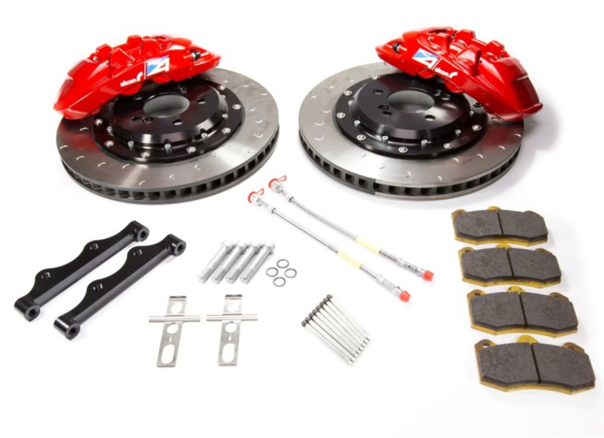 Picture of Alcon 2015+ BMW M3 F80 380x32mm Red 4 Piston Rear Brake Upgrade Kit