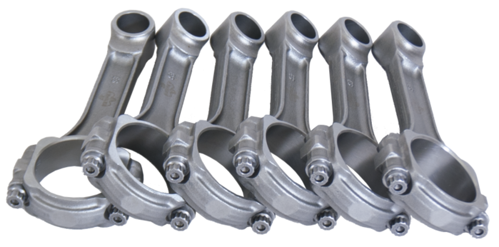 Picture of Eagle Jeep 4-2L 5140 Forged I-Beam Connecting Rod 6-123in w- ARP 8740 Set of 8