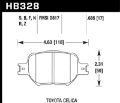 Picture of Hawk 01-05 Celica GT-GT-S-05-08 tC HP+ Street Front Brake Pads