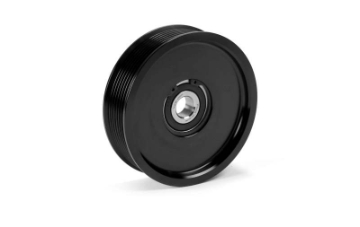 Picture of Fleece Performance 03-18 Dodge 2500-3500 Cummins Upper Fan Pulley Idler Black Contrast