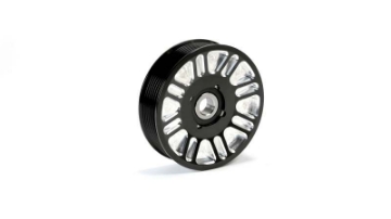 Picture of Fleece Performance 03-18 Dodge 2500-3500 Cummins Upper Fan Pulley Idler Black Contrast