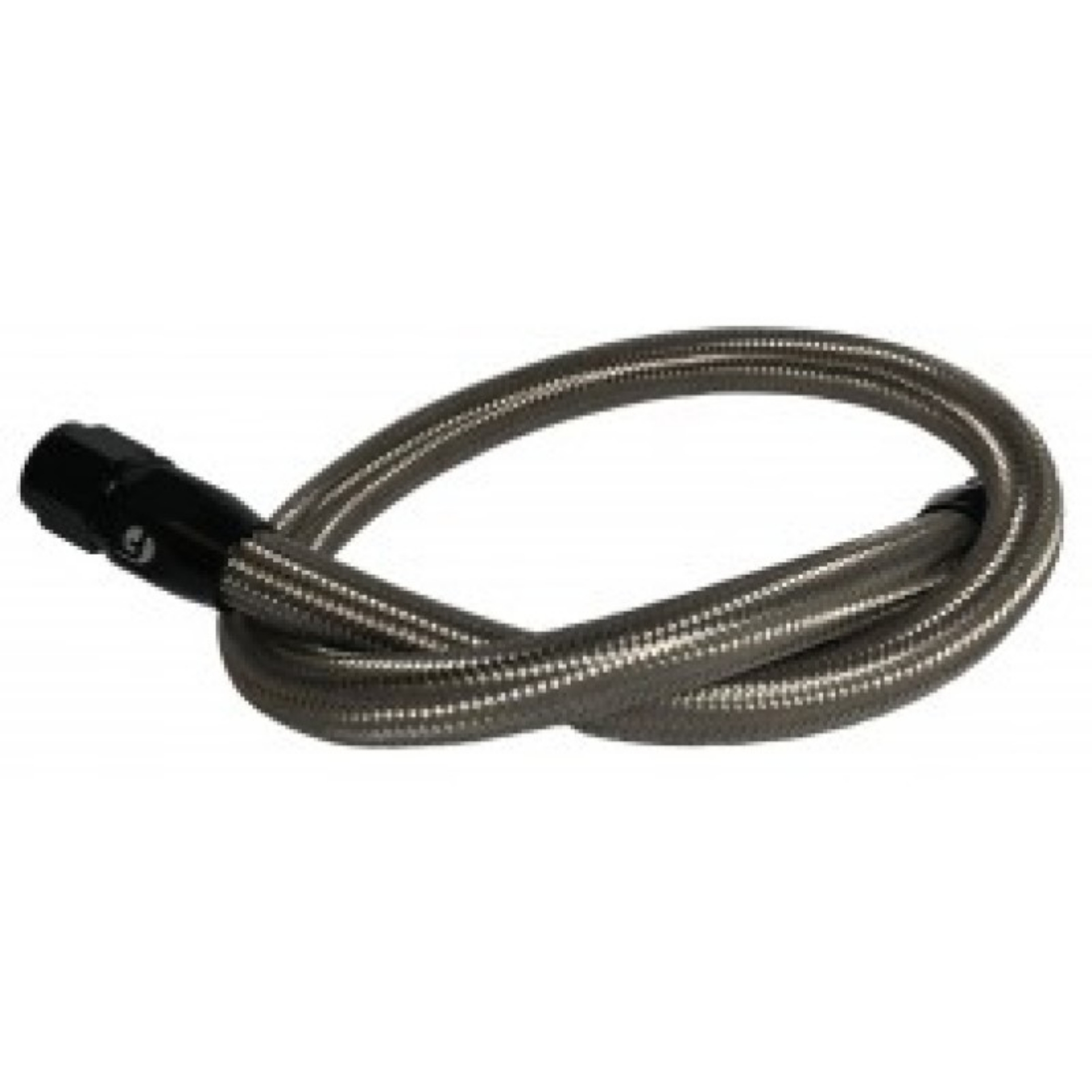 Picture of Fleece Performance 94-98 Dodge Cummins 39-5in 12 Valve Coolant Bypass Hose SS-Braided