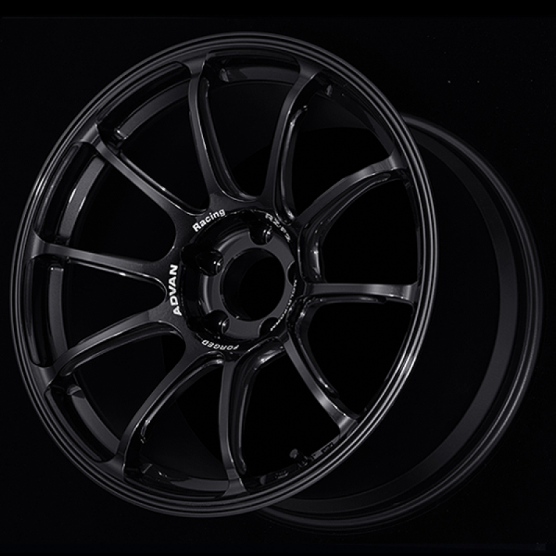 Picture of Advan RZ-F2 18x9-5 +45 5-120 Racing Titanium Black Wheel