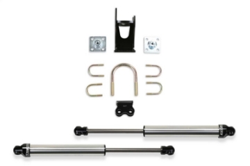 Picture of Fabtech 05-21 Ford F250-350 4WD Dual Steering Stabilizer System Opposing Style w-DL 2-25 Shocks