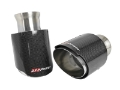 Picture of aFe MACH Force-XP 4-1-2in Carbon Fiber OE Replacement Exhaust Tips - 15-19 Dodge Charger-Hellcat