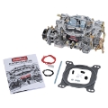 Picture of Edelbrock Carburetor Thunder Series 4-Barrel 800 CFM Electric Choke Calibration Satin Finish