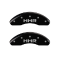 Picture of MGP 4 Caliper Covers Engraved F & R Bowtie Black Finish Silver Char 2014 Chevrolet Express 2500