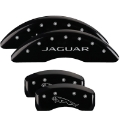 Picture of MGP 4 Caliper Covers Engraved Front & Rear Acura Black Finish Silver Char 2017 Acura MDX