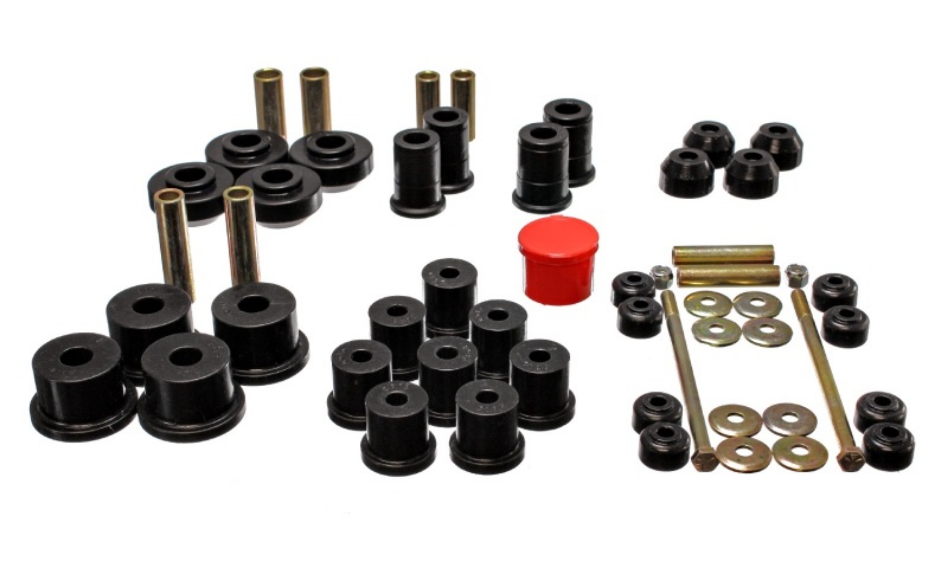 Picture of Energy Suspension 67-73 Ford Mustang Black Hyper-flex Master Bushing Set