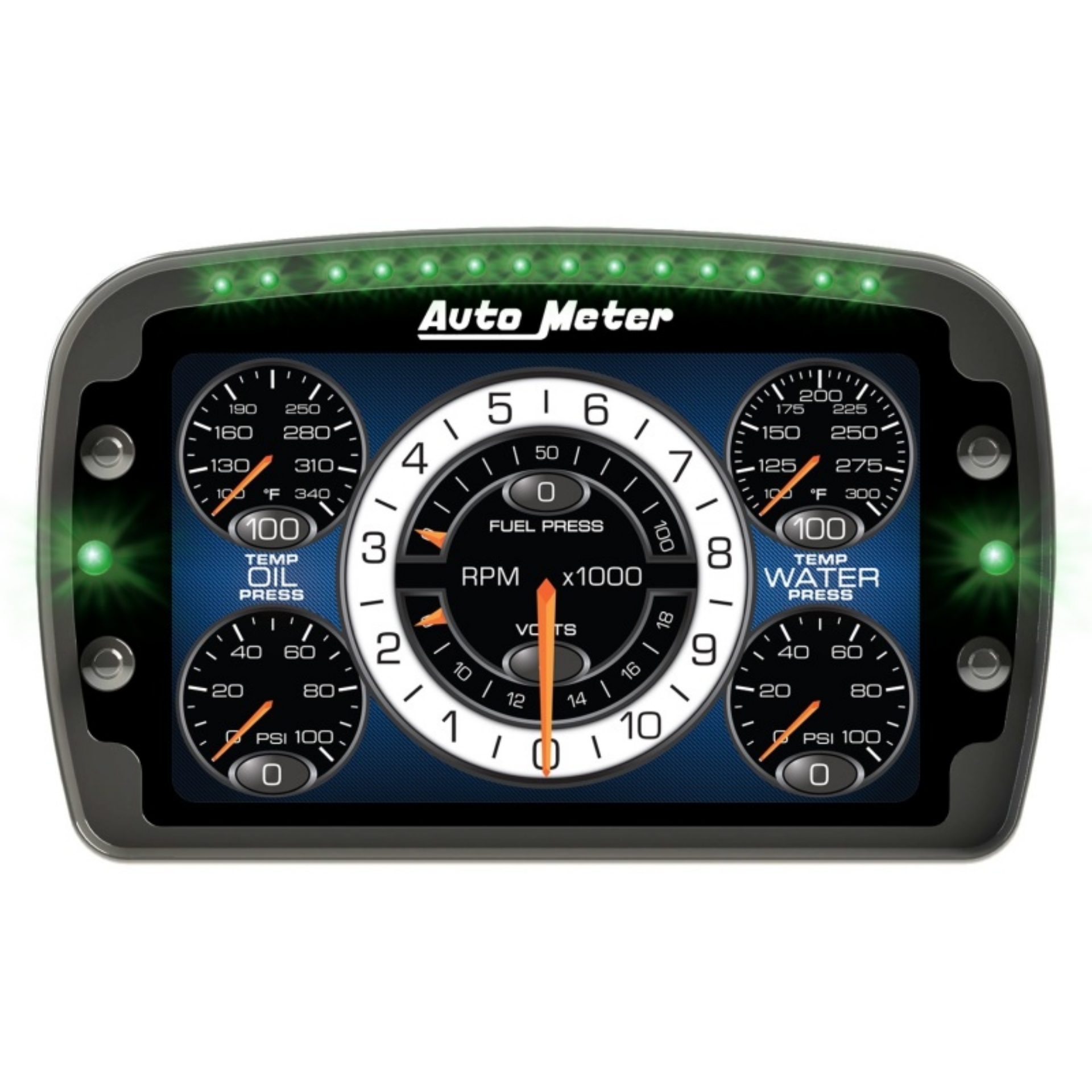 Picture of Autometer Racing Instrument Display Color LCD Including Shift and Alarm Lights Datalogging CD7