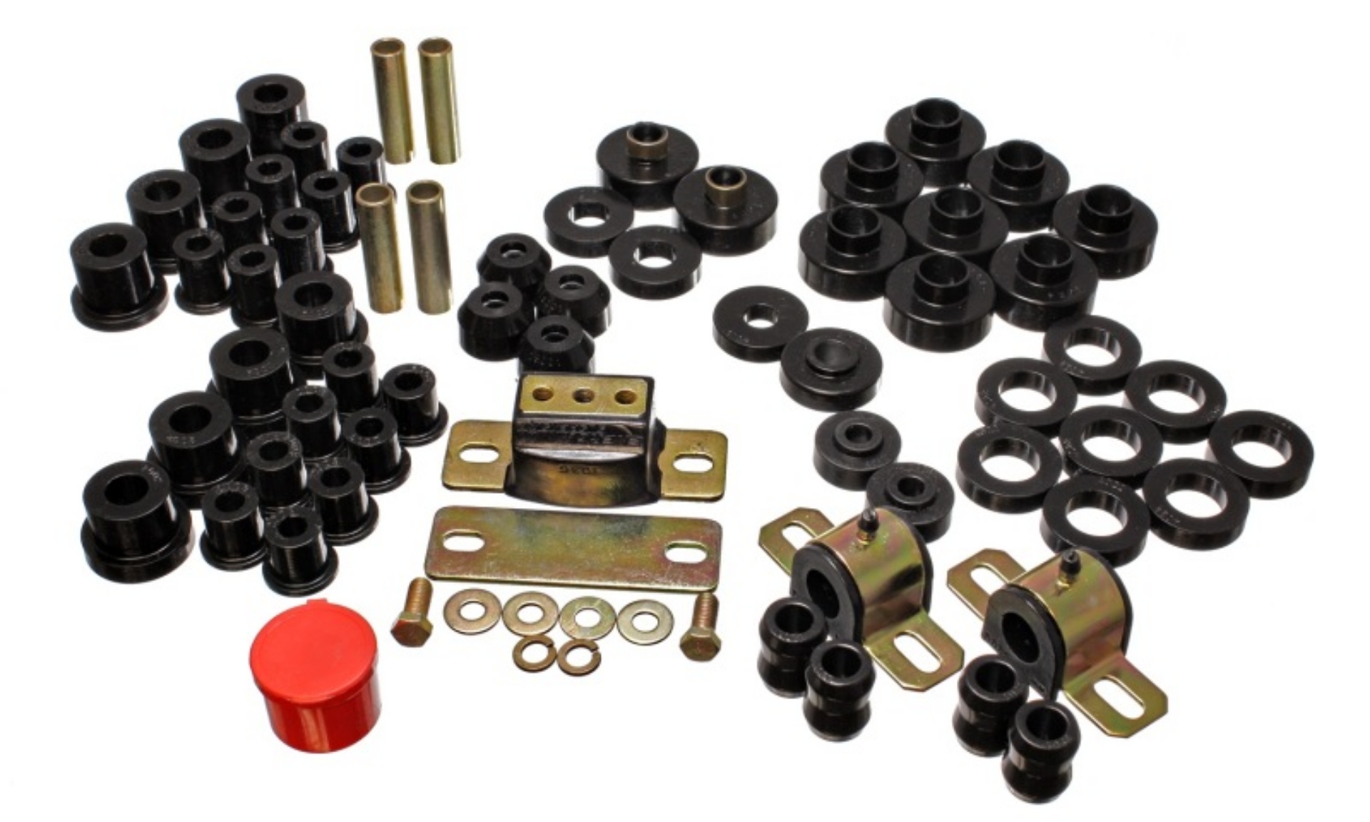 Picture of Energy Suspension 76-79 Jeep CJ-CJ7 Black Hyper-Flex Master Bushing Set