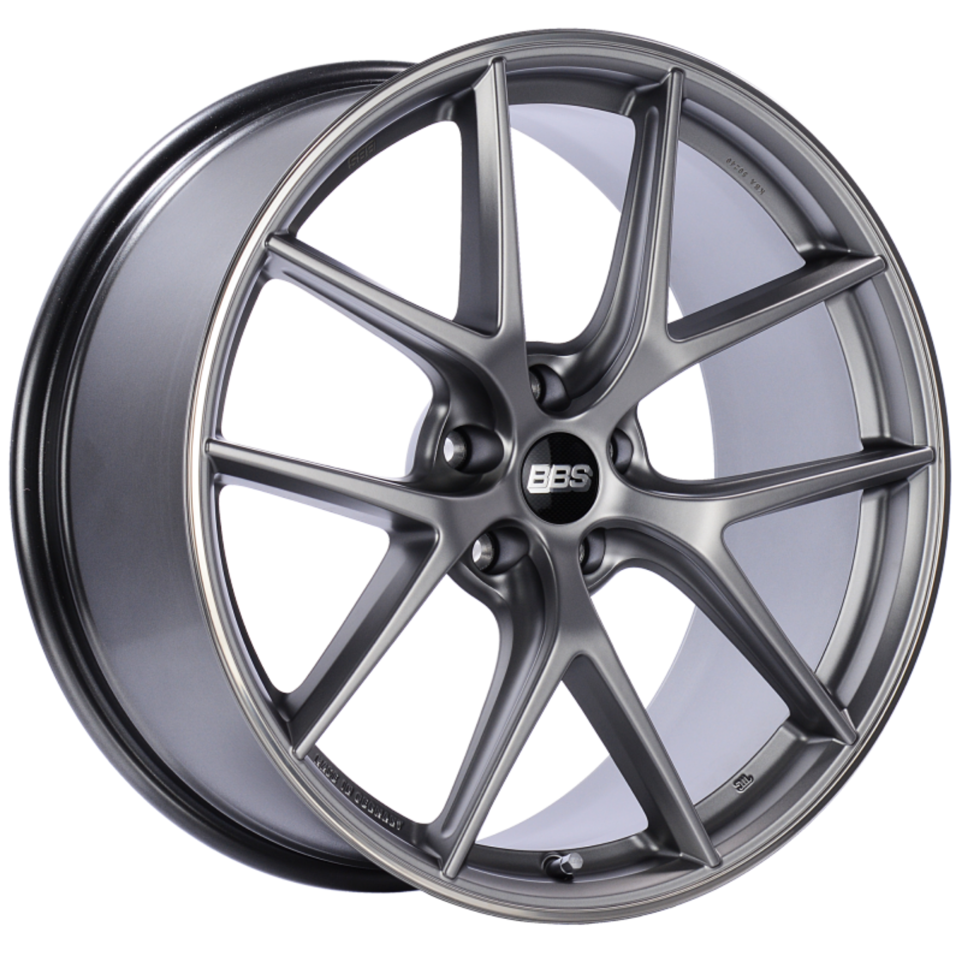 Picture of BBS CI-R 20x9-5 5x120 ET40 Platinum Silver Polished Rim Protector Wheel -82mm PFS-Clip Required