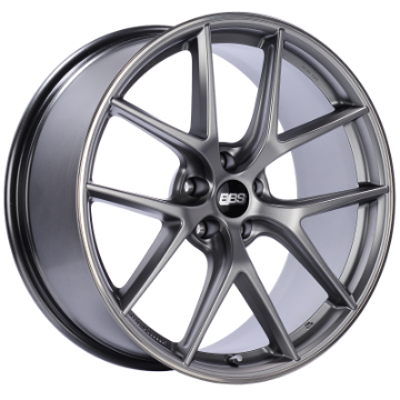 Picture of BBS CI-R 20x9 5x120 ET25 Platinum Silver Polished Rim Protector Wheel -82mm PFS-Clip Required