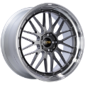 Picture of BBS LM 21x10 5x120 ET38 Diamond Black Center Diamond Cut Lip Wheel -82mm PFS-Clip Required