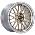 Picture of BBS LM 19x10 5x120 ET25 Gold Center Polished Lip Wheel -82mm PFS-Clip Required