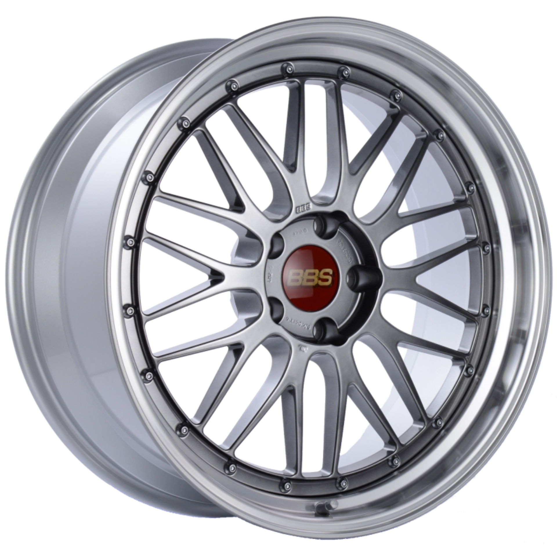 Picture of BBS LM 20x9 5x120 ET15 Diamond Black Center Diamond Cut Lip Wheel -82mm PFS-Clip Required