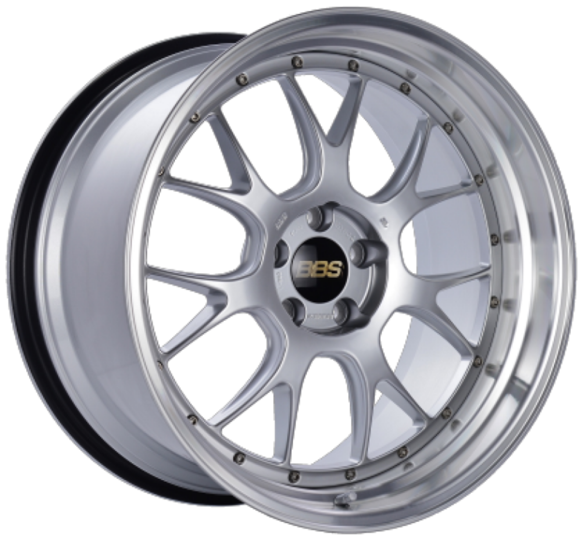 Picture of BBS LM-R 20x9-5 5x120 ET23 Diamond Silver Center Diamond Cut Lip Wheel -82mm PFS-Clip Required