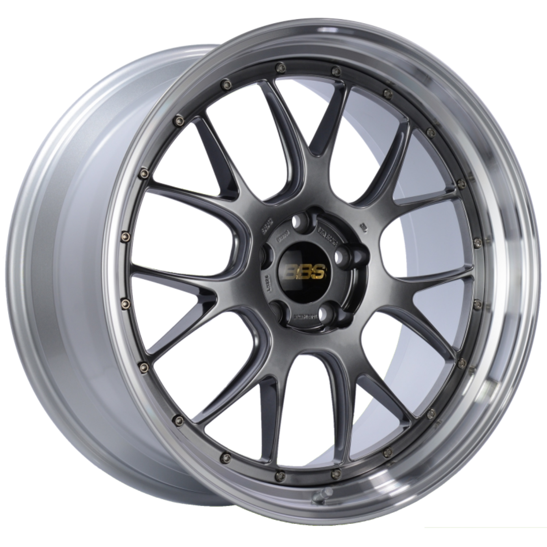 Picture of BBS LM-R 21x10 5x120 ET35 Diamond Black Center Diamond Cut Lip Wheel -82mm PFS-Clip Required