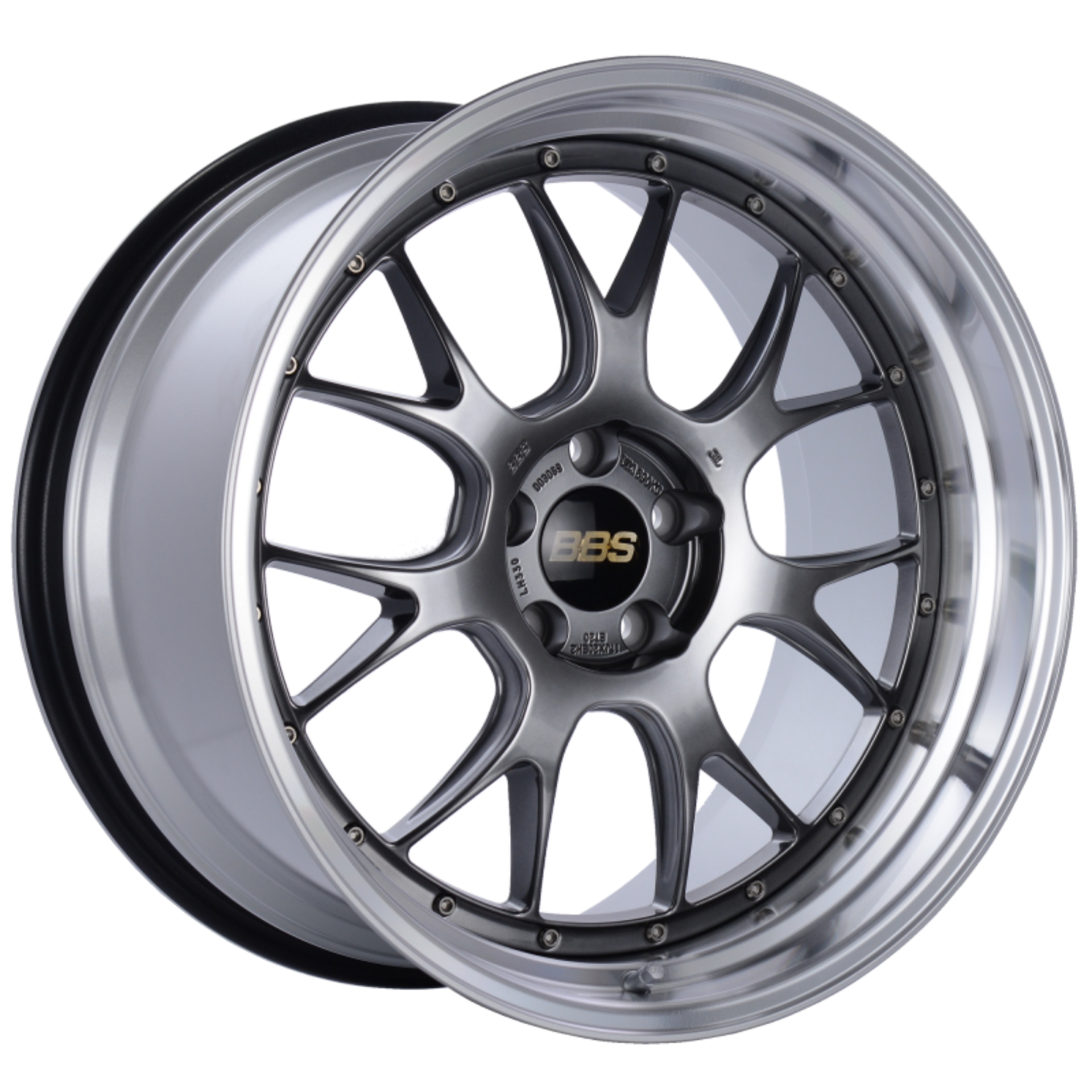 Picture of BBS LM-R 20x11 5x114-3 ET20 CB66 Diamond Black Center Diamond Cut Lip Wheel