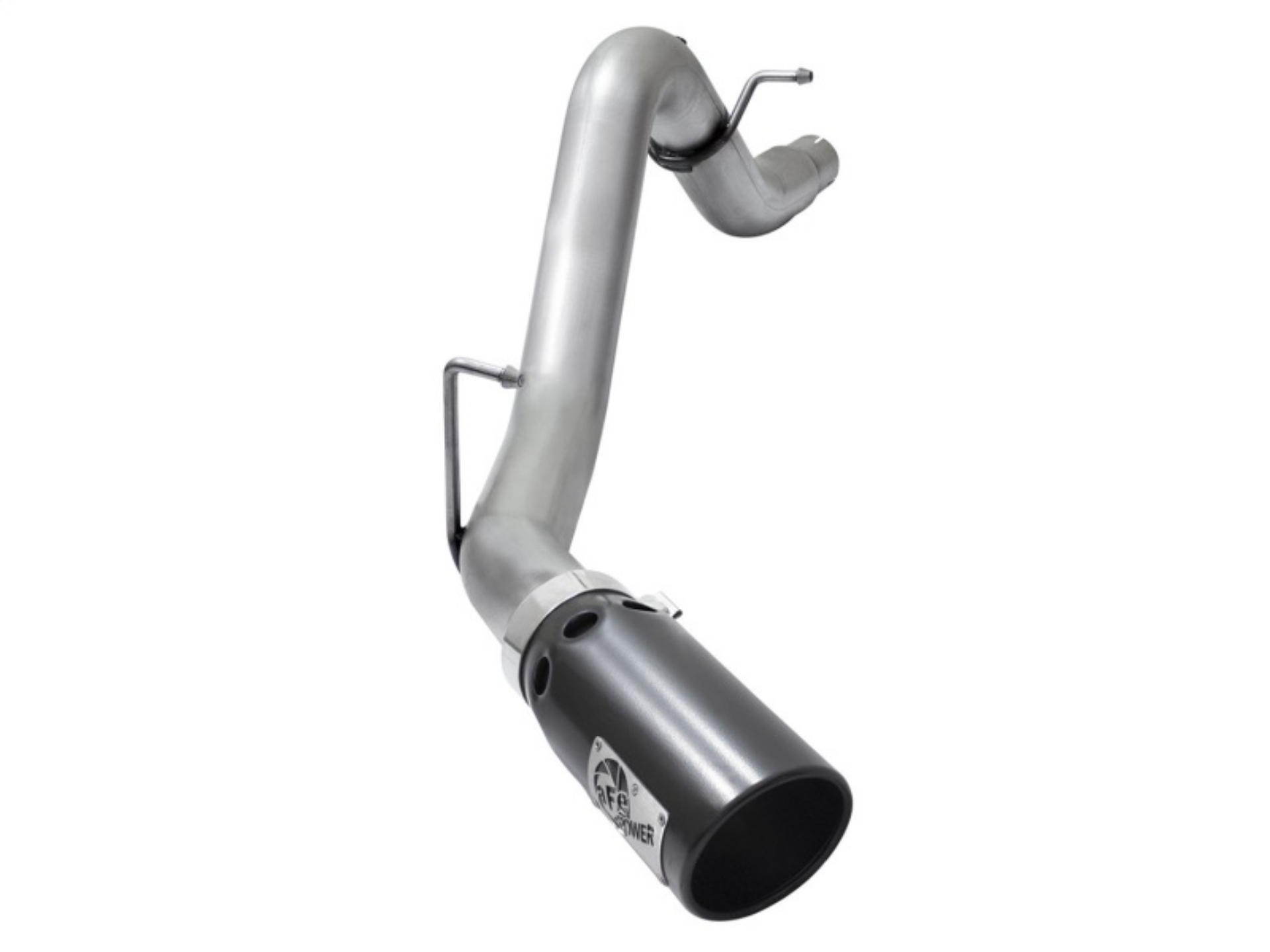 Picture of aFe LARGE BORE HD 3-5in DPF-Back Alum Exhaust w-Black Tip 2016 GM Colorado-Canyon 2-8L td