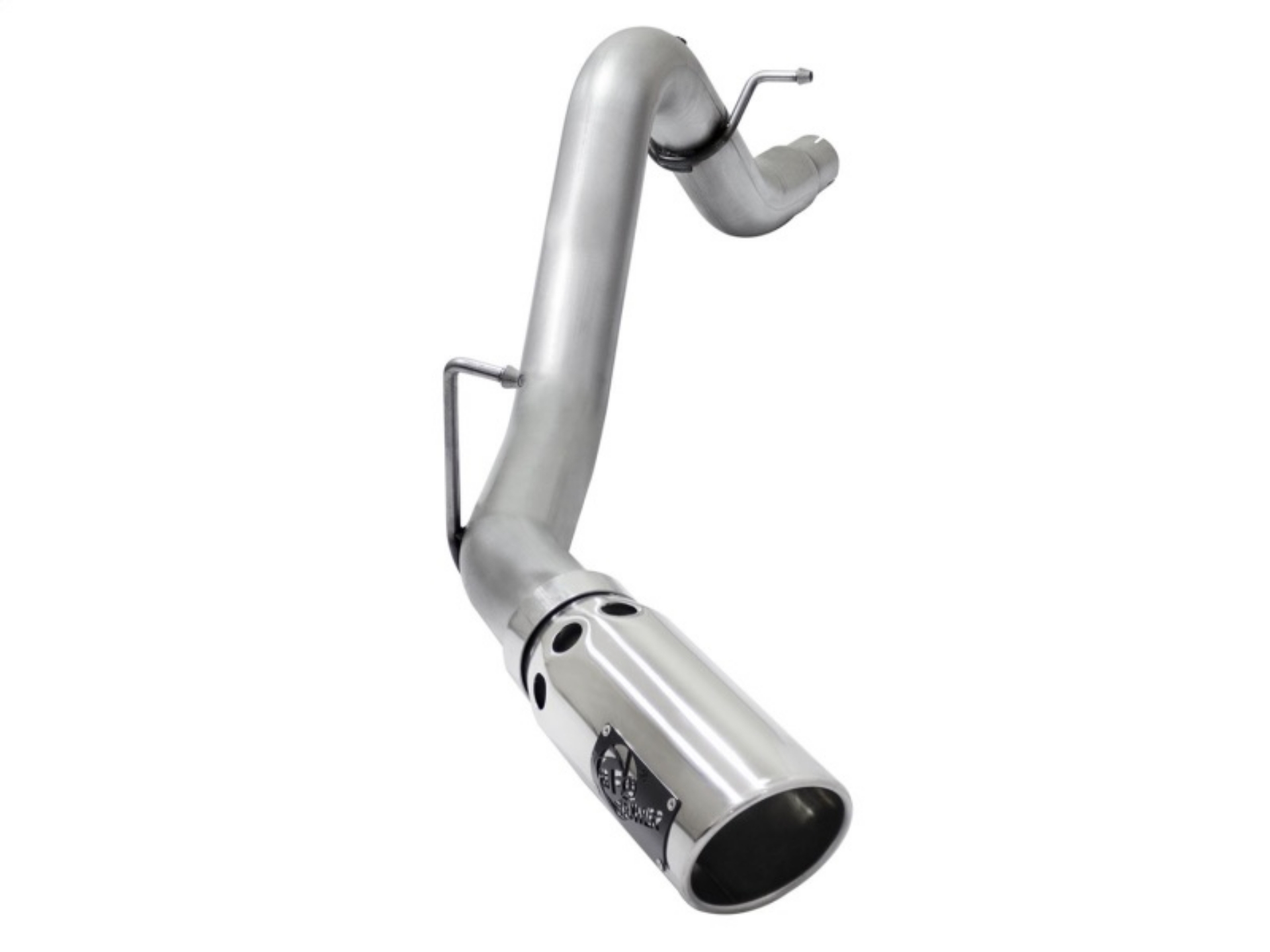 Picture of aFe LARGE BORE HD 3-5in DPF-Back Alum Exhaust w-Polished Tip 2016 GM Colorado-Canyon 2-8L td