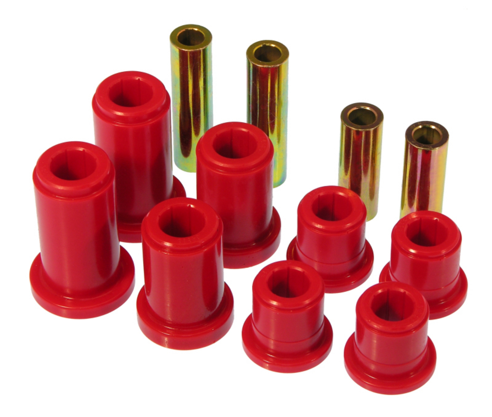 Picture of Prothane 01-07 Chevy 1500HD Front Control Arm Bushings - Red