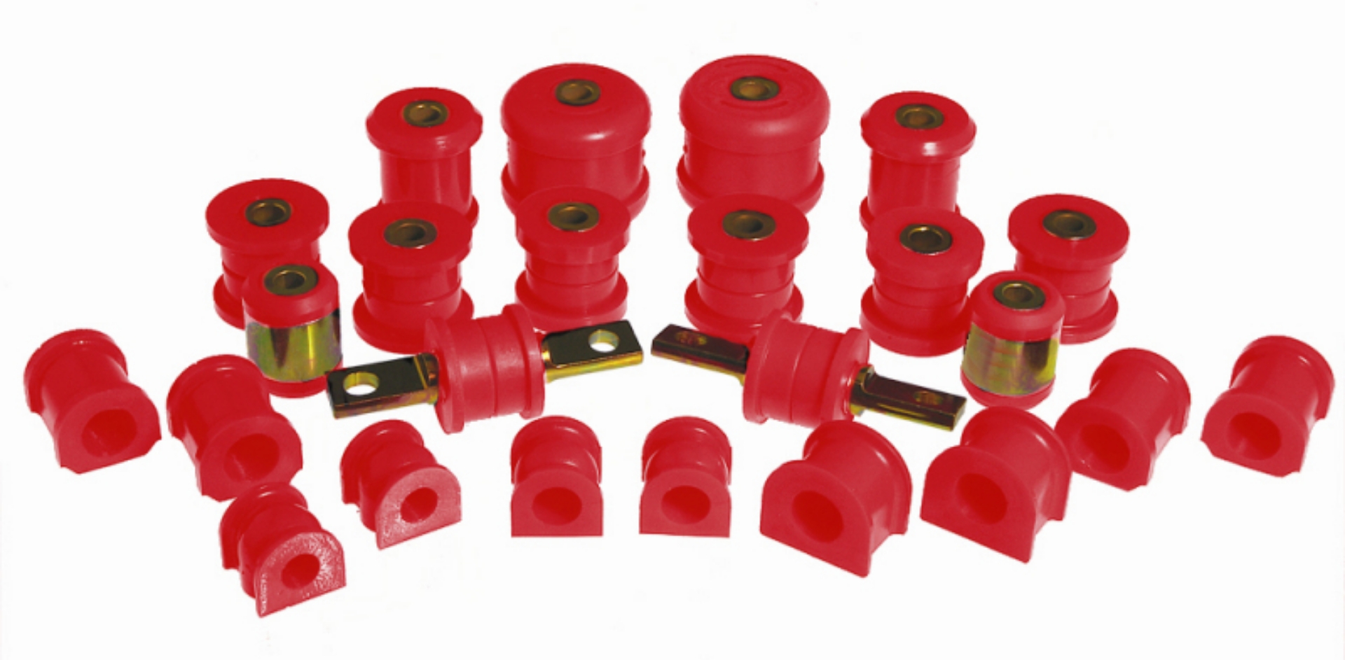 Picture of Prothane 01-03 Honda Civic Total Kit - Red