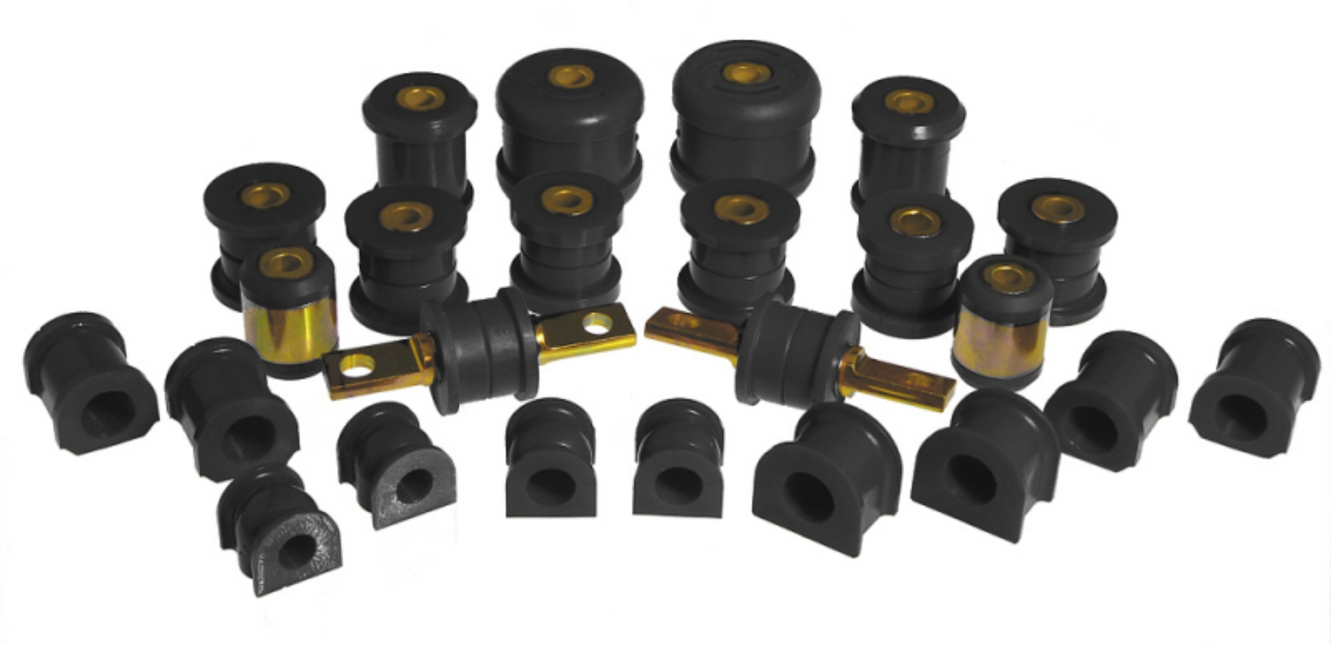 Picture of Prothane 01-03 Honda Civic Total Kit - Black