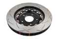 Picture of DBA 05-12 Corvette C6 w-Z51 pkg Front Slotted 5000 Series 2 Piece Rotor Assembled w- Black Hat