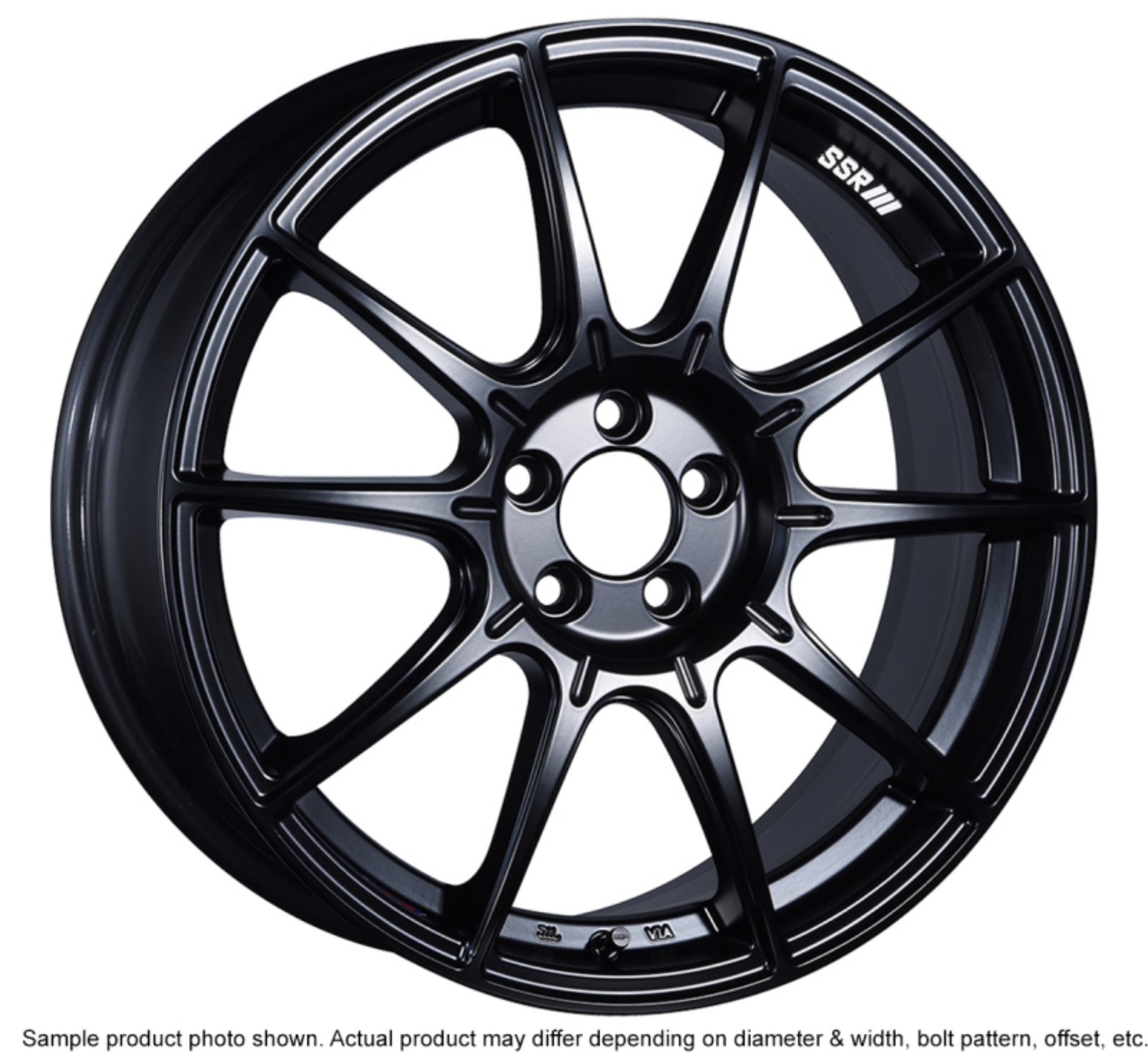 Picture of SSR GTX01 17x8 5x114-3 45mm Offset Flat Black Wheel