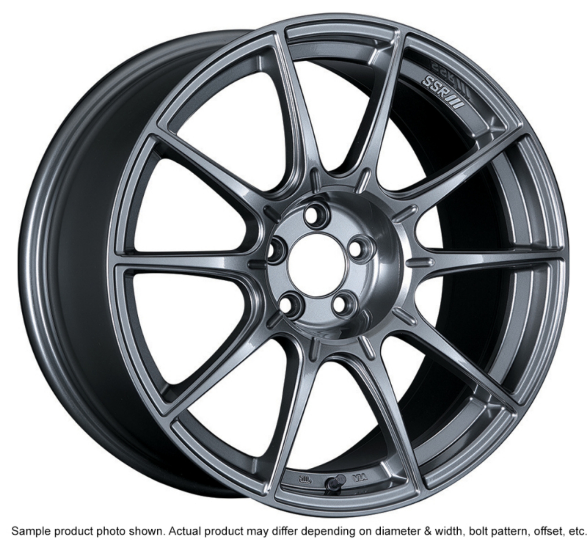 Picture of SSR GTX01 17x9 5x114-3 38mm Offset Dark Silver Wheel