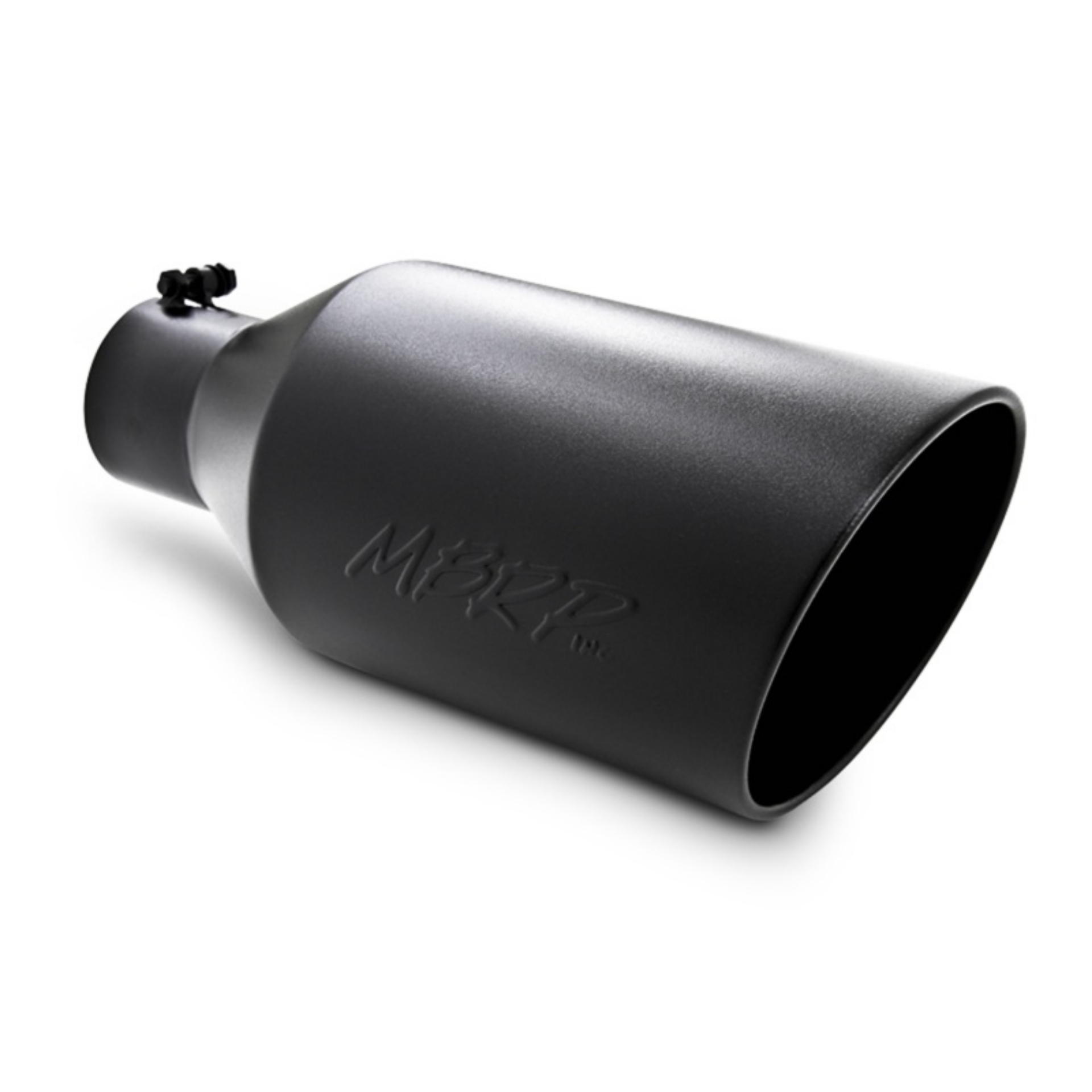 Picture of MBRP Universal Tip 8in O-D- Rolled End 4in inlet 18in length Black