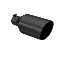 Picture of MBRP Universal Tip 8in O-D- Rolled End 4in inlet 18in length Black