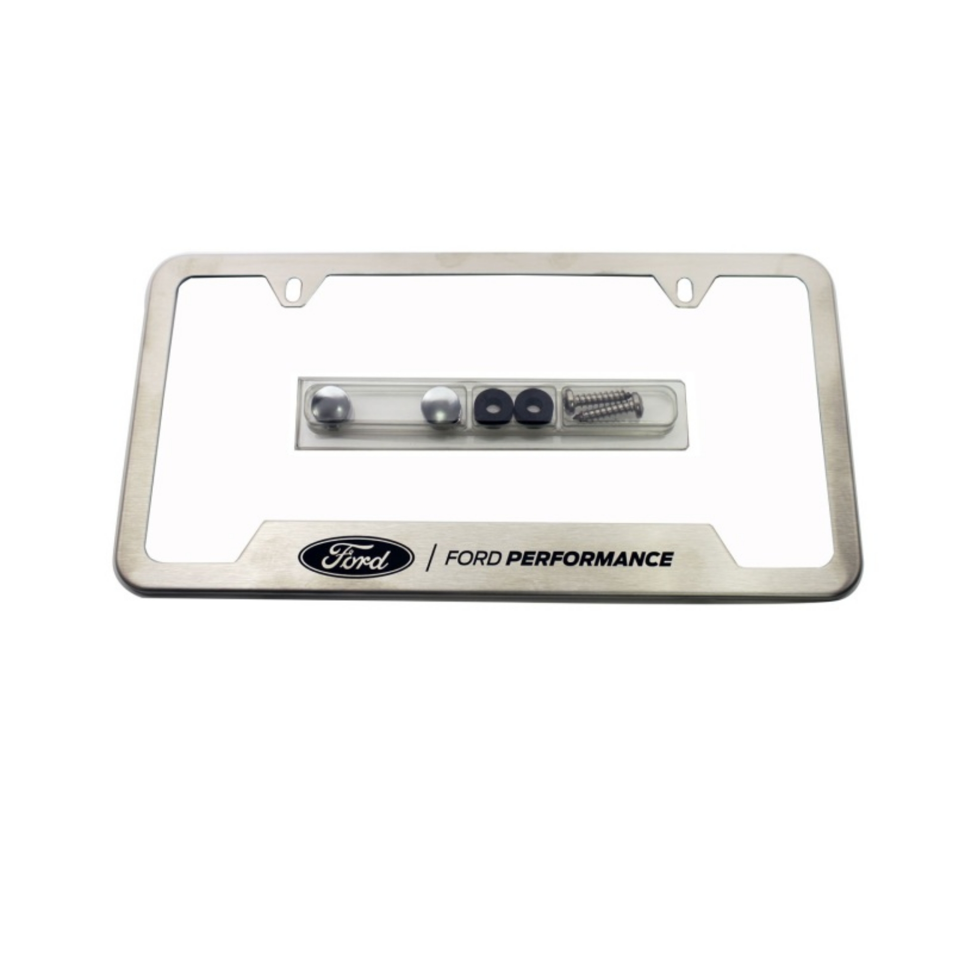 Picture of Ford Racing Stainless Steel Ford Performance License Plate Frame