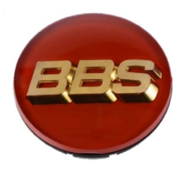 Picture of BBS Center Cap 56mm Red-Gold 56-24-012