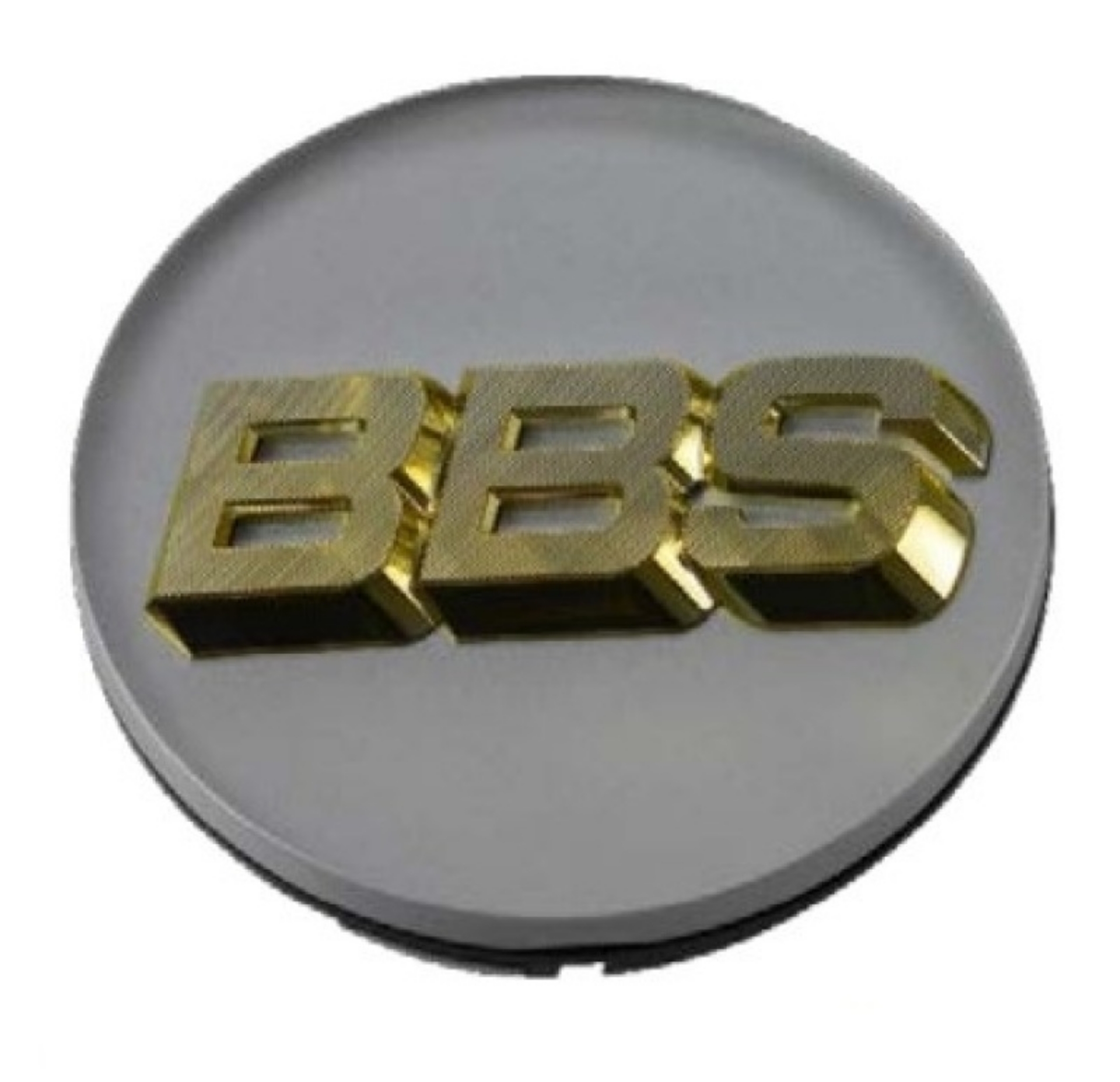 Picture of BBS Center Cap 70-6mm White-Gold 3-tab