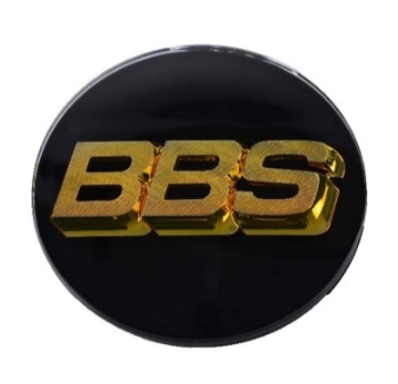 Picture of BBS Center Cap 80-6mm Black-Gold -D