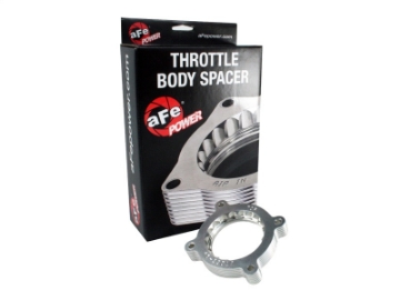 Picture of afe Silver Bullet Throttle Body Spacer 11-12 Ford F-150 V6 3-5L tt EcoBoost