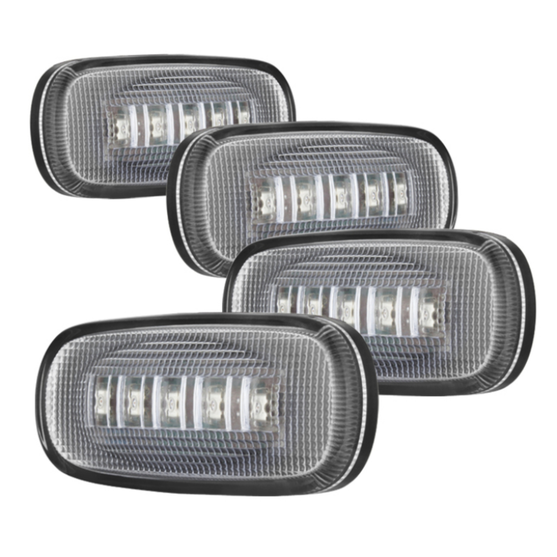 Picture of Xtune Dodge Ram 03-09 2 Rd-2 Am LED Fender Lights 4pcs Clear ACC-LED-DR03-FL-C