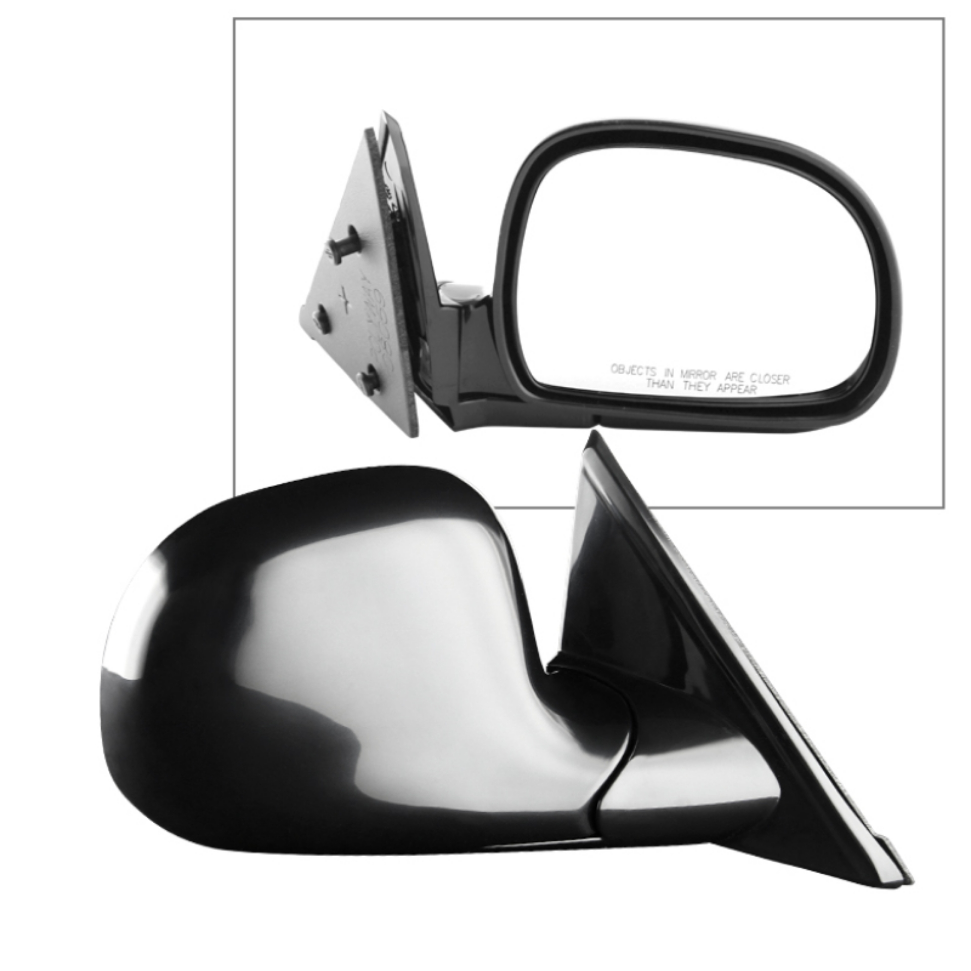 Picture of Xtune Chevy S10-Blazer 94-02 OE Mirror Black Painted Manual Right MIR-08039-221-M-R