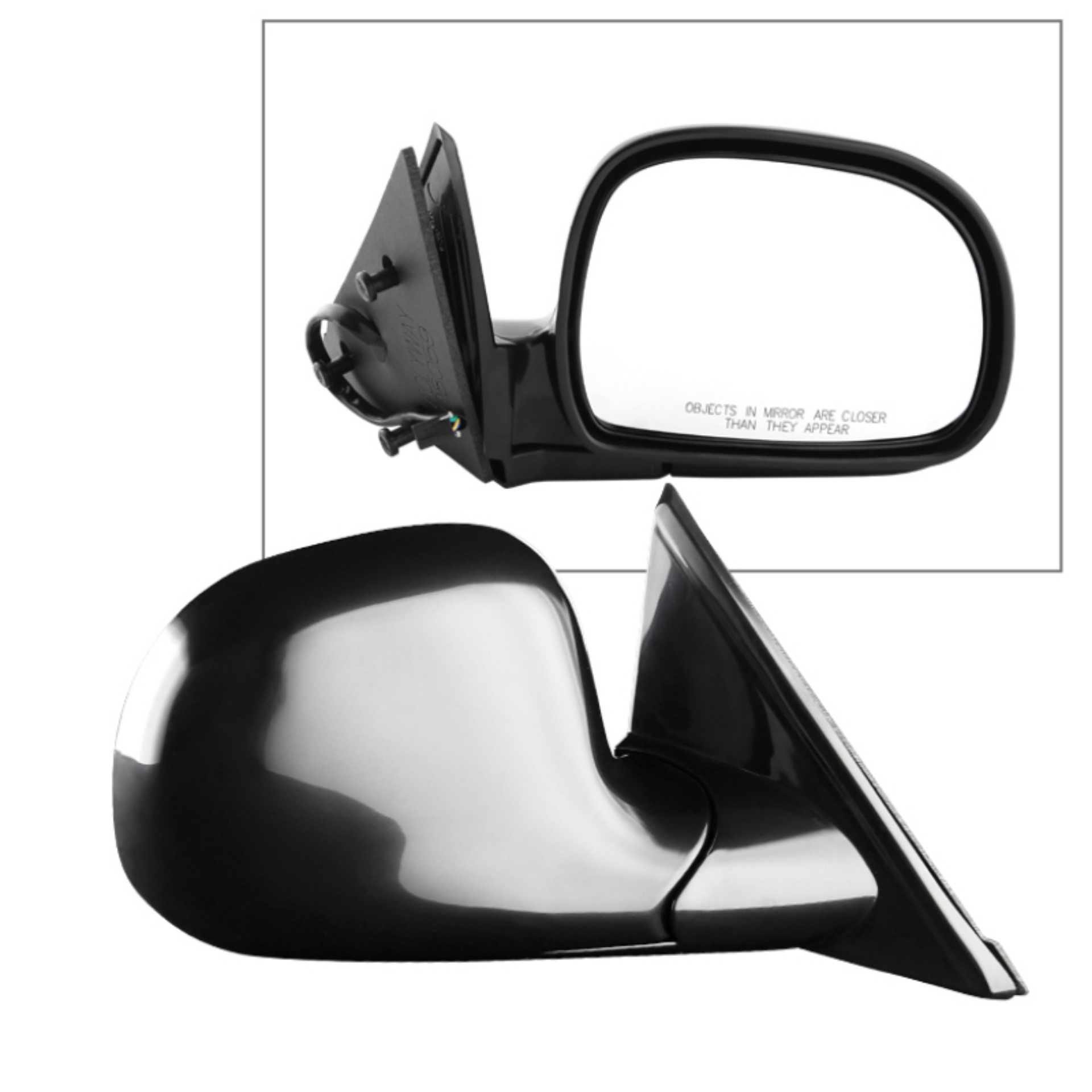 Picture of Xtune Chevy S10-Blazer 94-02 OE Mirror Black Painted Power Right MIR-08039-231-P-R