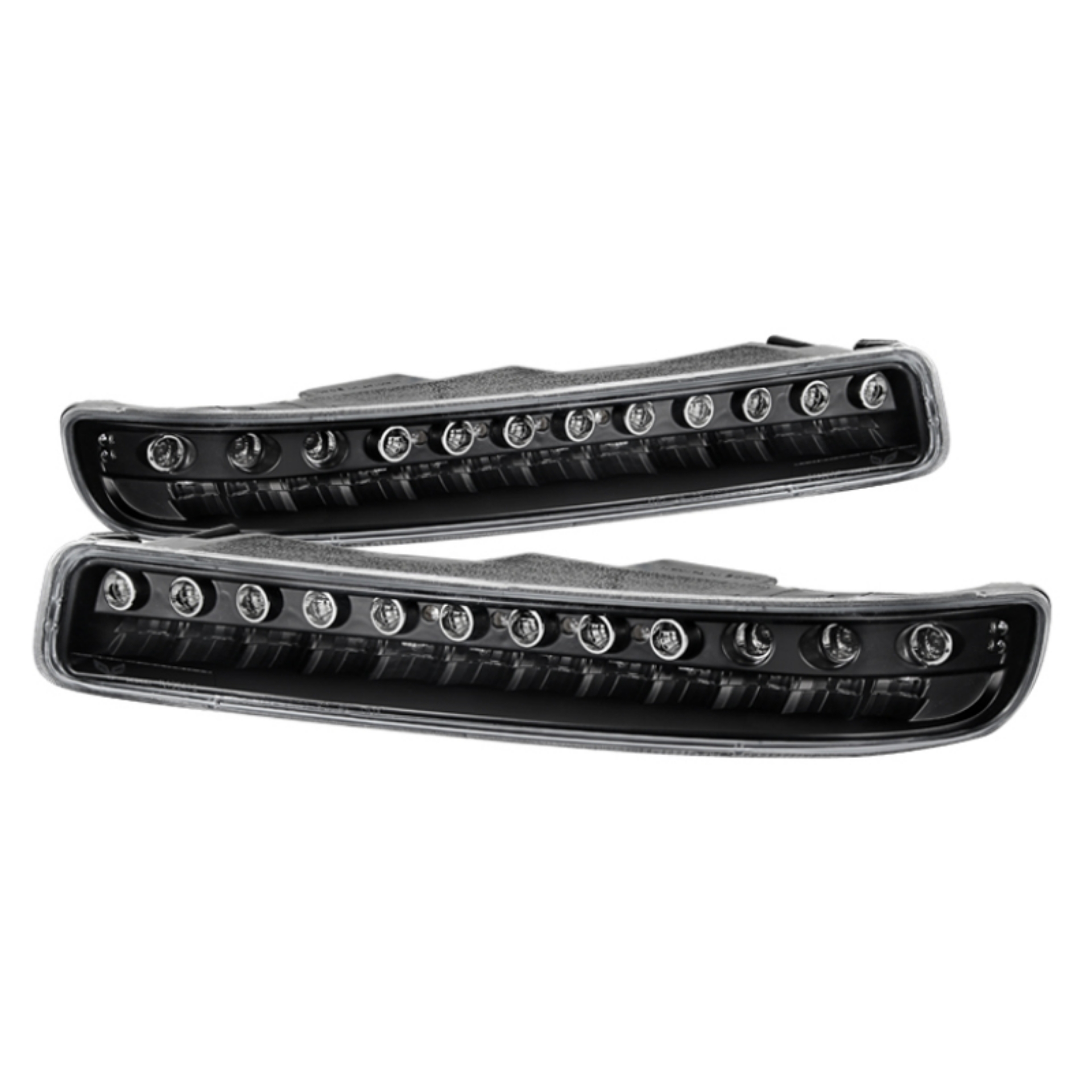 Picture of Xtune GMC Sierra 99-06 Full LED Bumper Lights Black CBL-JH-GS99-LED-BK