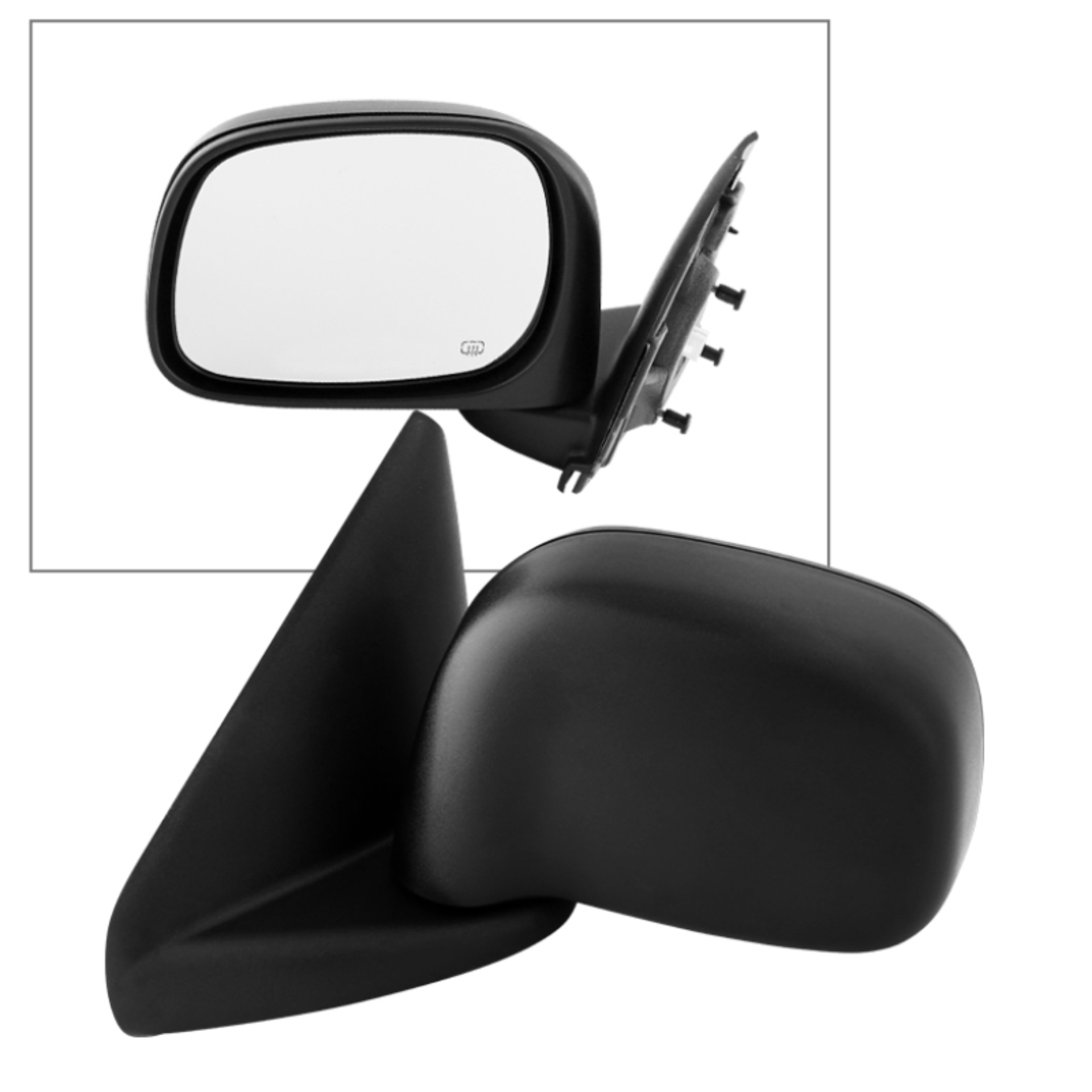 Picture of Xtune Dodge Ram 02-08 1500-2500-3500 OE Mirror Textured Power Heated- Left MIR-13012-252-P-L