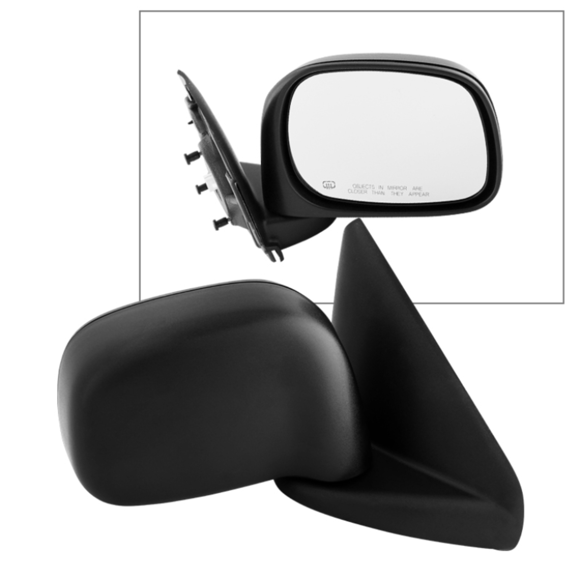 Picture of Xtune Dodge Ram 02-08 1500-2500-3500 OE Mirror Textured Power Heated Right MIR-13012-251-P-R