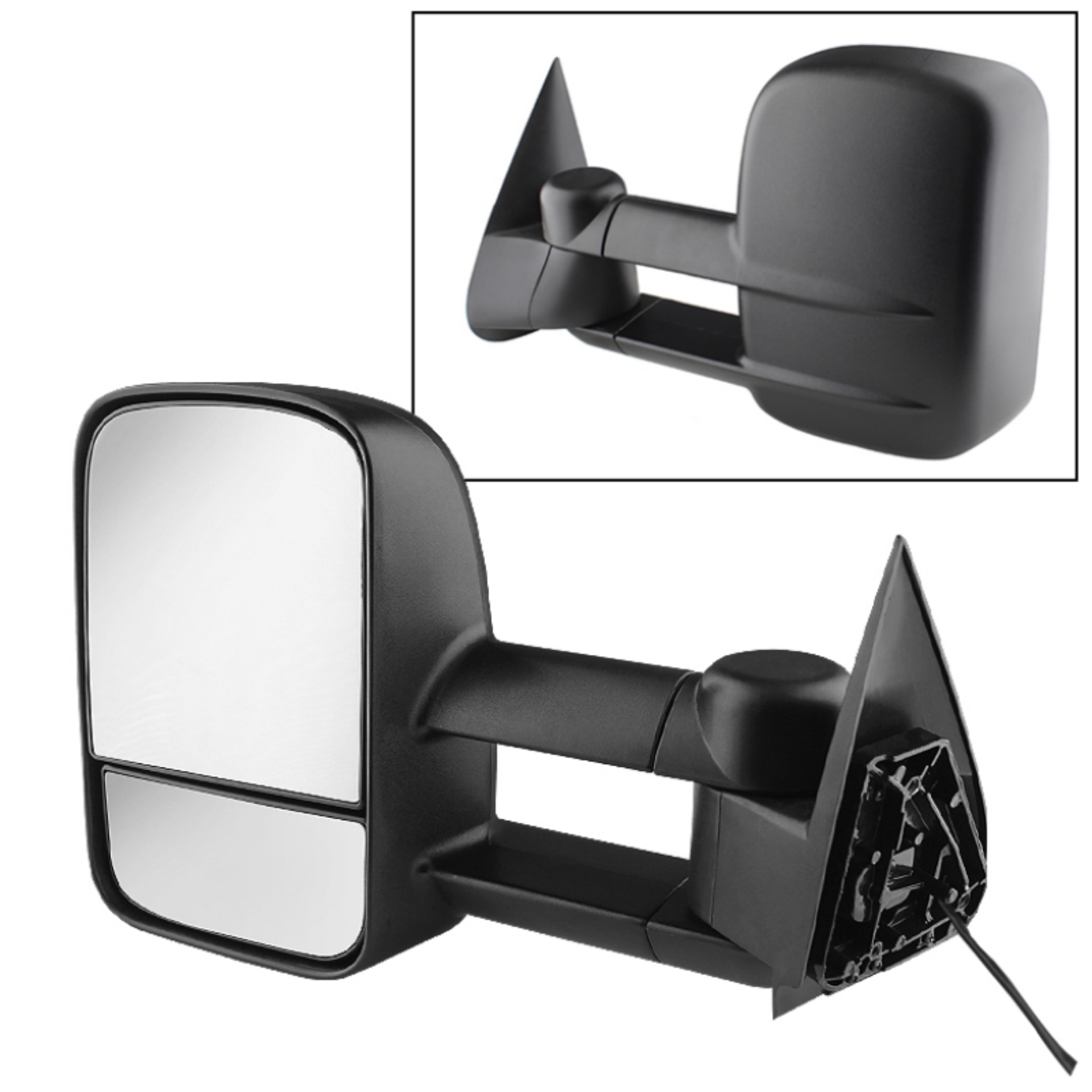 Picture of Xtune Chevy Silverado 03-06 Manual Extendable Power Heated Adjust Mirror Left MIR-CSIL03-PW-L